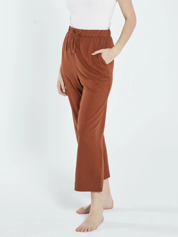 Thrills Co. Hemp Heavyweight Ease Pant - Coffee 6 Thrills Co. Hemp Heavyweight Ease Pant - Coffee