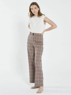 Thrills Co. Bonnie Suiting Pant - Brown