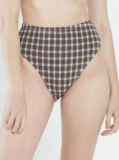 Thrills Co. Studio High Cut Bikini Bottom - Washed Cocoa 1% For The Planet