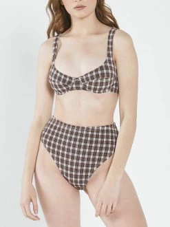 Thrills Co. Studio Underwire Bikini Top - Washed Cocoa 1% For The Planet 10 Thrills Co. Studio Underwire Bikini Top - Washed Cocoa 1% For The Planet