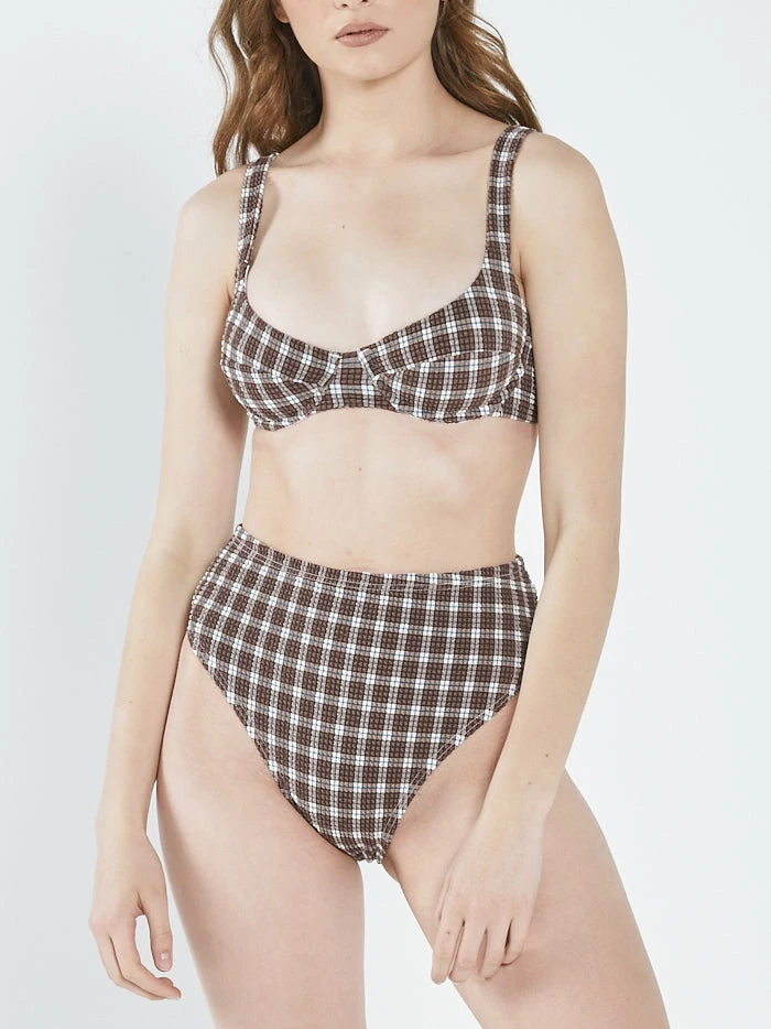 Thrills Co. Studio Underwire Bikini Top - Washed Cocoa 1% For The Planet 6 Thrills Co. Studio Underwire Bikini Top - Washed Cocoa 1% For The Planet