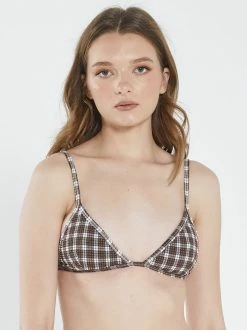 Thrills Co. 1% For The Planet Studio Fixed Triangle Bikini Top - Washed Cocoa