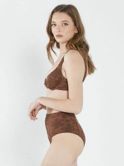 Thrills Co. Layla Underwire Bikini Top - Washed Cocoa